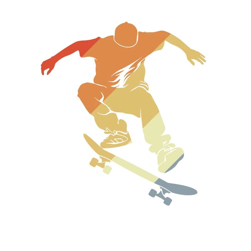 Graphique de skateboard vintage