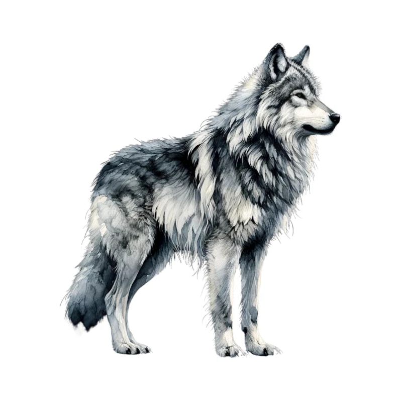 Wolf design Wolf Lover Majestic Wolf