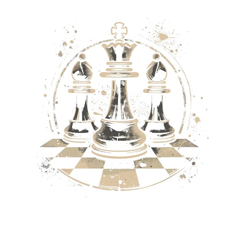 Chess Pieces Drawing