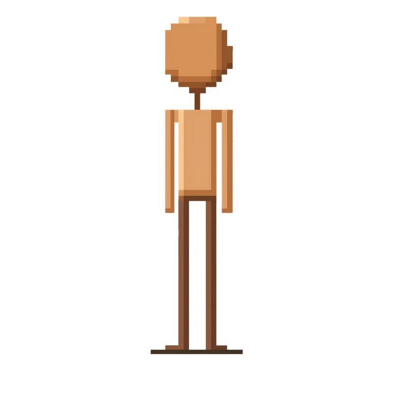 High Resolution Ironic Pixel Art Fun Design