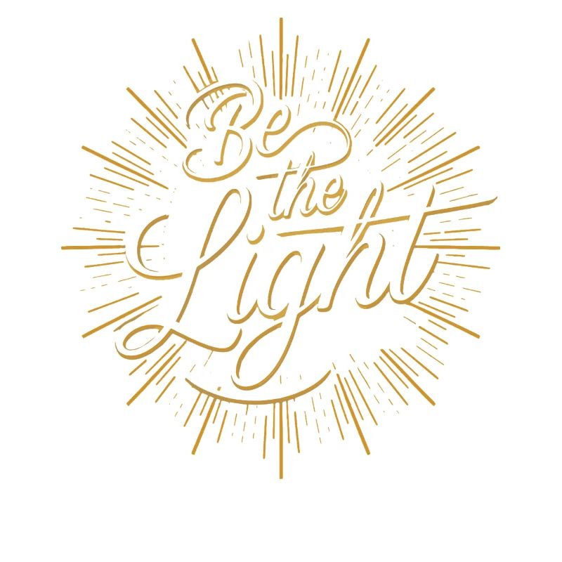 Sei das Licht | Matthäus Bibelvers Christliche Kunst
