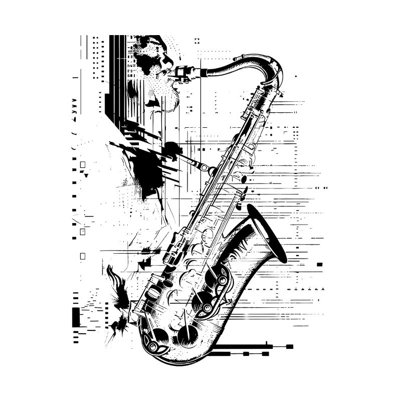 Saxophone Player Graphics