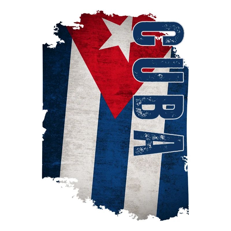 Vertical Cuban flag, Cuban pride