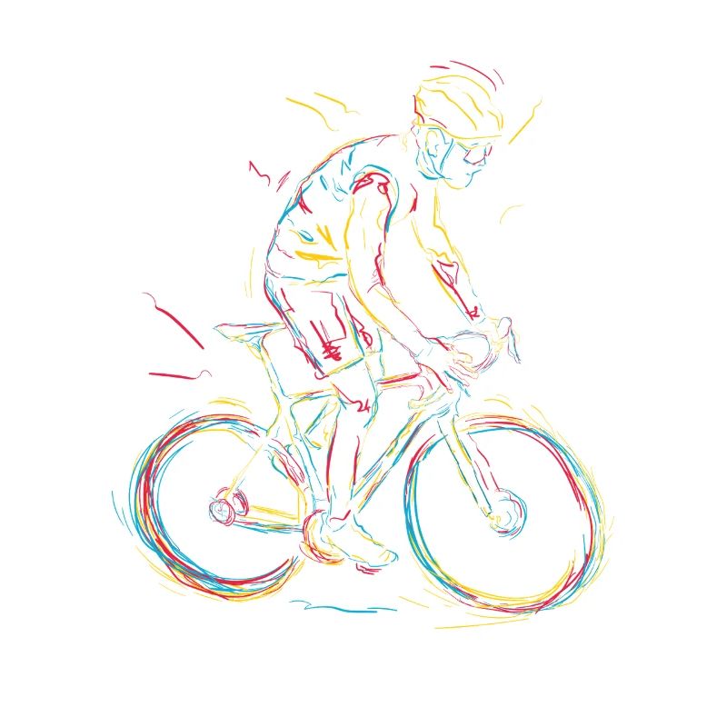 Cyclist Sketch