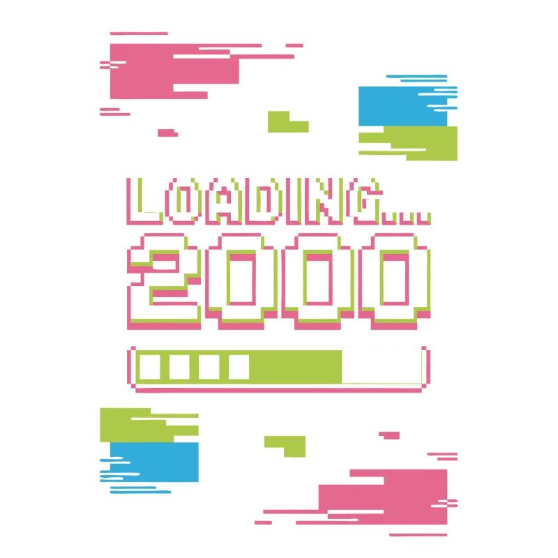 Retro Loading 2000 Pixel