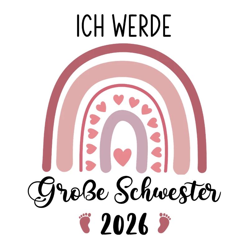 Ich Werde Große Schwester 2026 Regenbogen