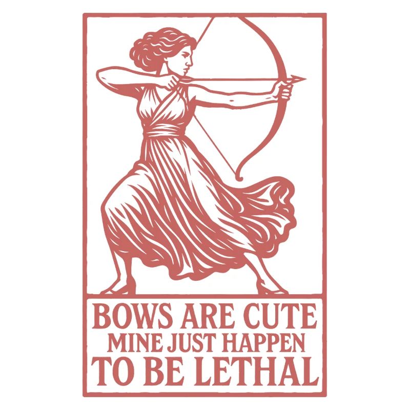 Bows Are Cute Mine Just Happen To Be Lethal Archer