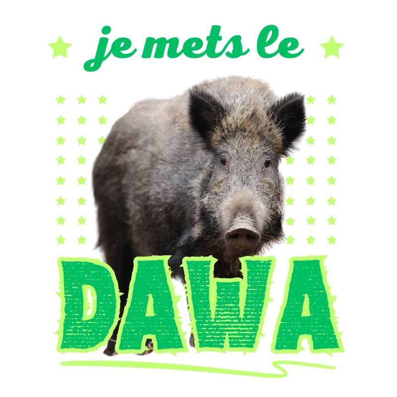 Ich stecke das DAWA in den Wald Jäger Geschenk