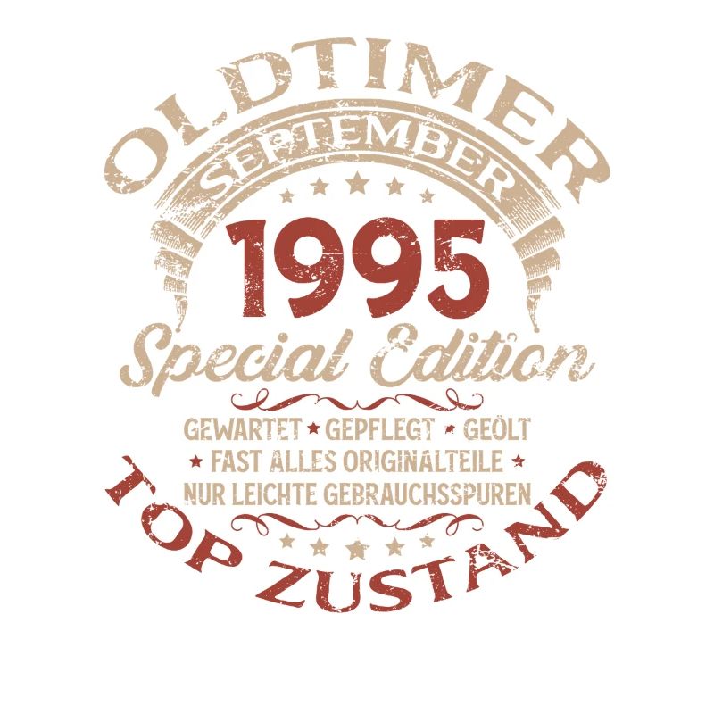 30. Geburtstag Geschenk Oldtimer September 1995