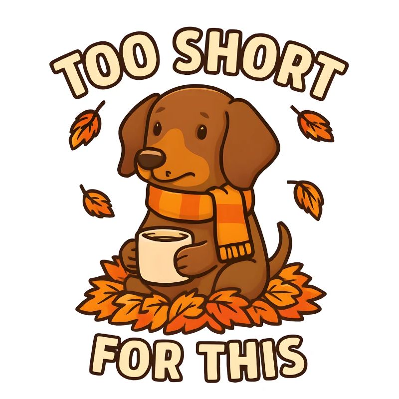 Too Short For This – Funny Dachshund