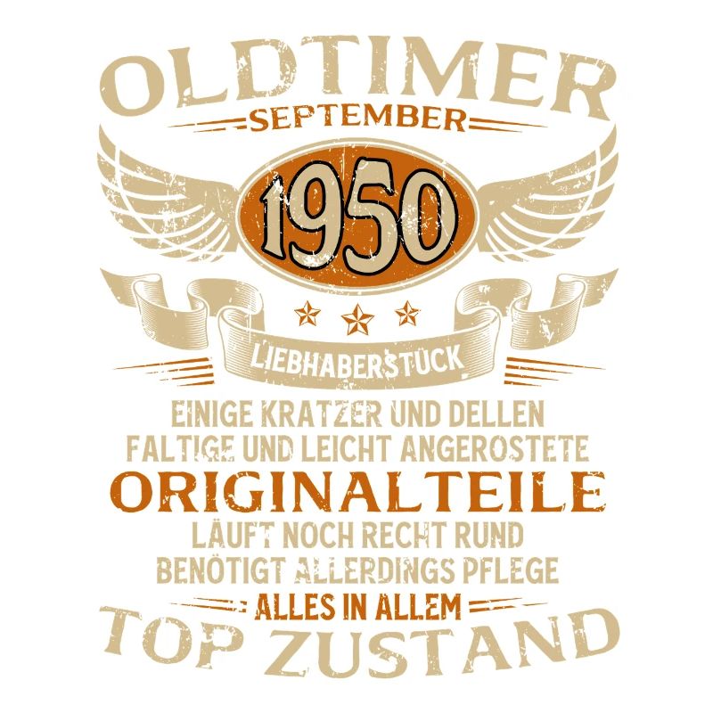75. Geburtstag Geschenk Oldtimer September 1950