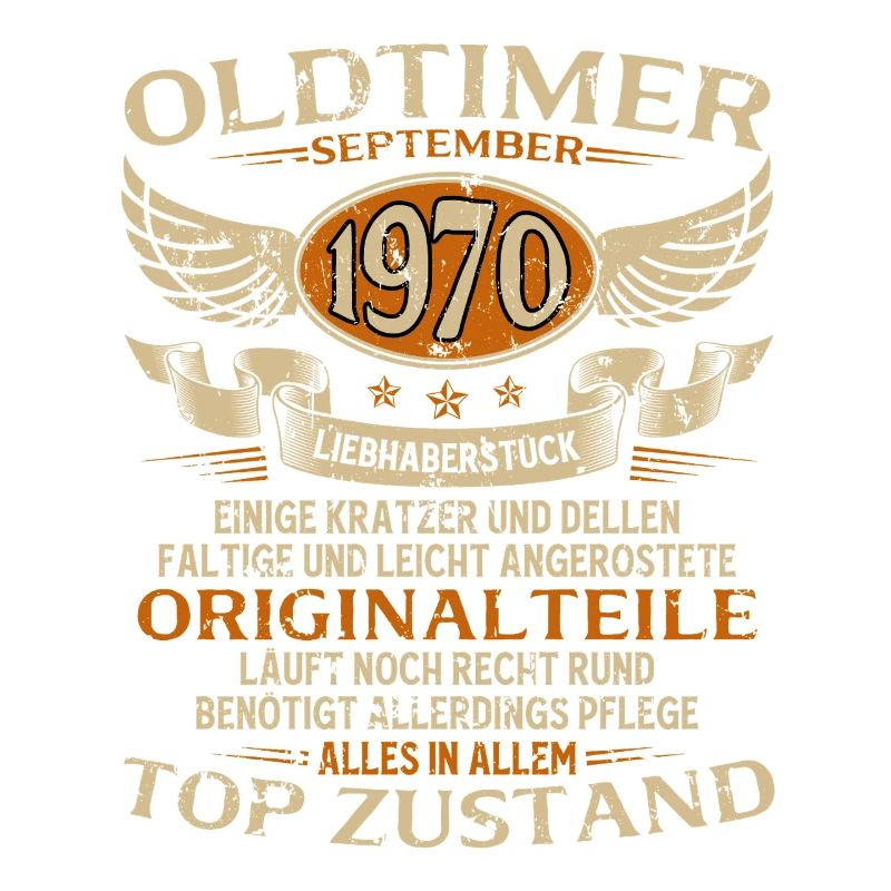 55. Geburtstag Geschenk Oldtimer September 1970