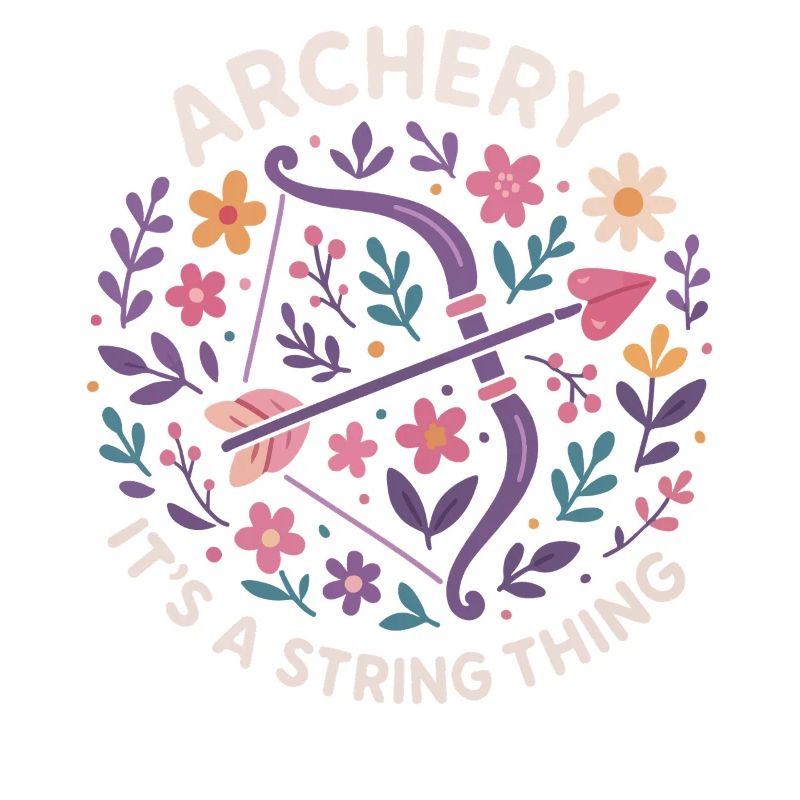 Tir à l'arc Une question d'archer de corde d'arc