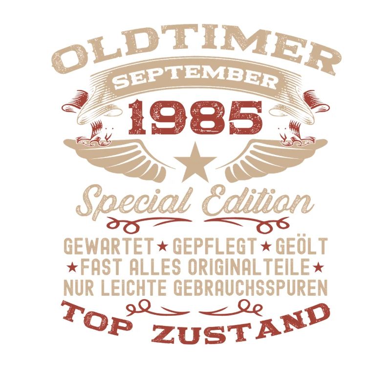 40. Geburtstag Geschenk Oldtimer September 1985