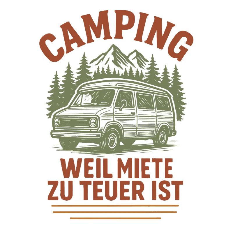Camping because rent is too expensive fun camper