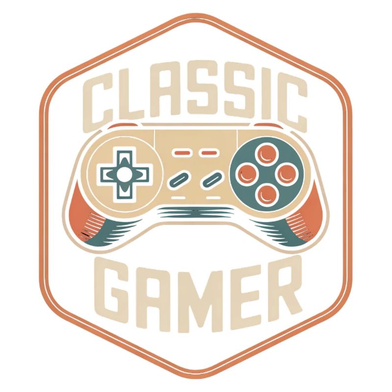 Classic Gamer Retro Controller Nostalgie