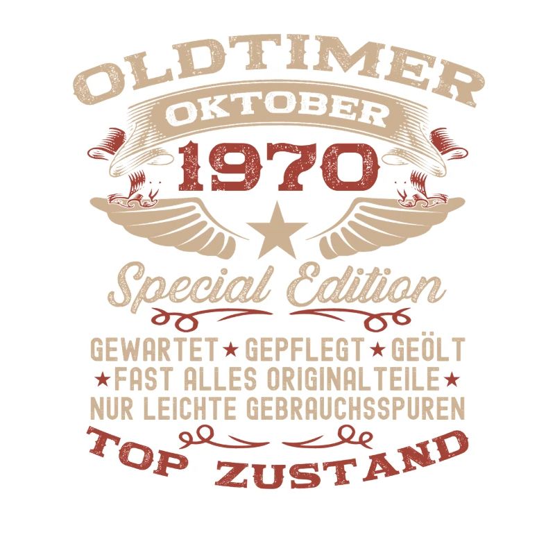 55. Geburtstag Geschenk Oldtimer Oktober 1970
