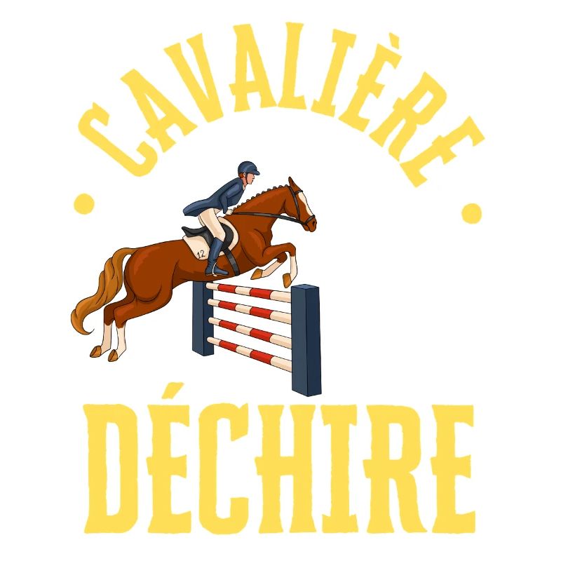 Cavalière qui Déchire - Saut D'obstacles
