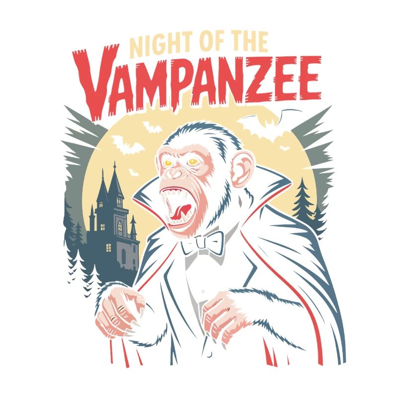 Vampanzee Night Look Chimpanzee Vampire