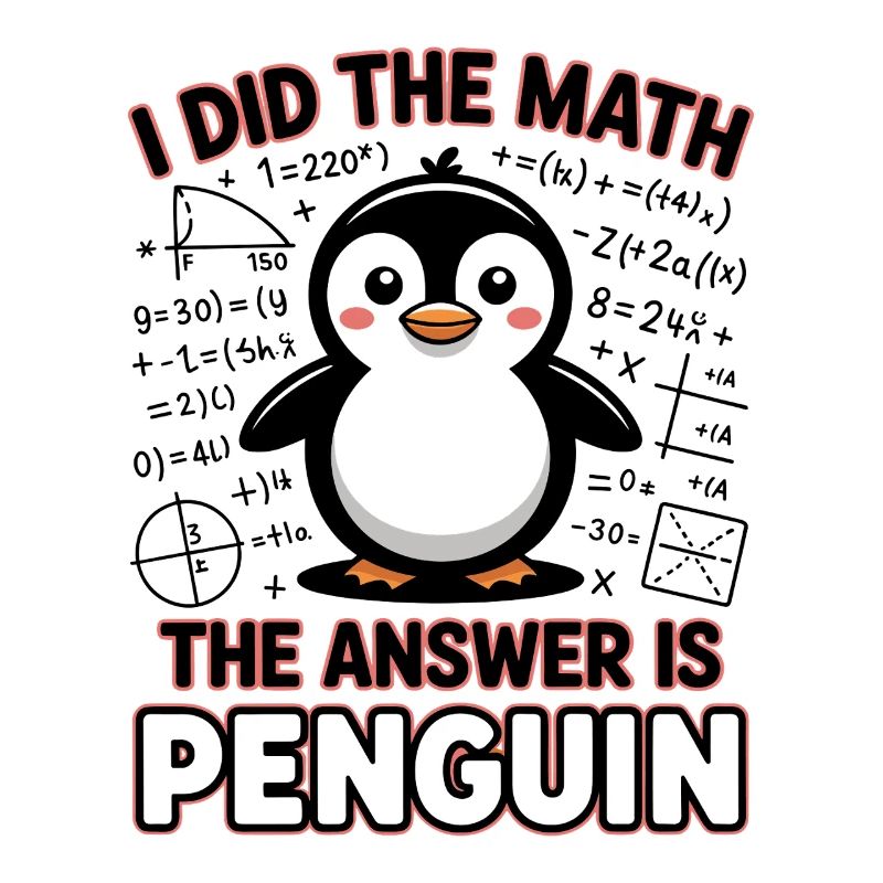 I Did The Math The Answer Is Penguin