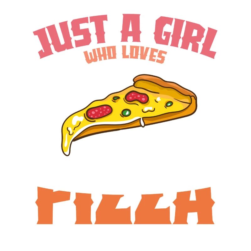 Pizza Liebe Mädchen Design