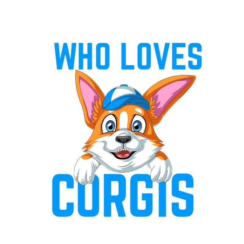 Nur ein Junge, der Corgi liebt