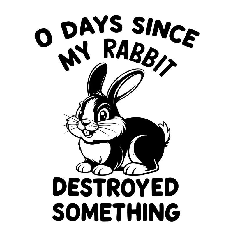 0 Days Since My Rabbit Destroyed Something Fun