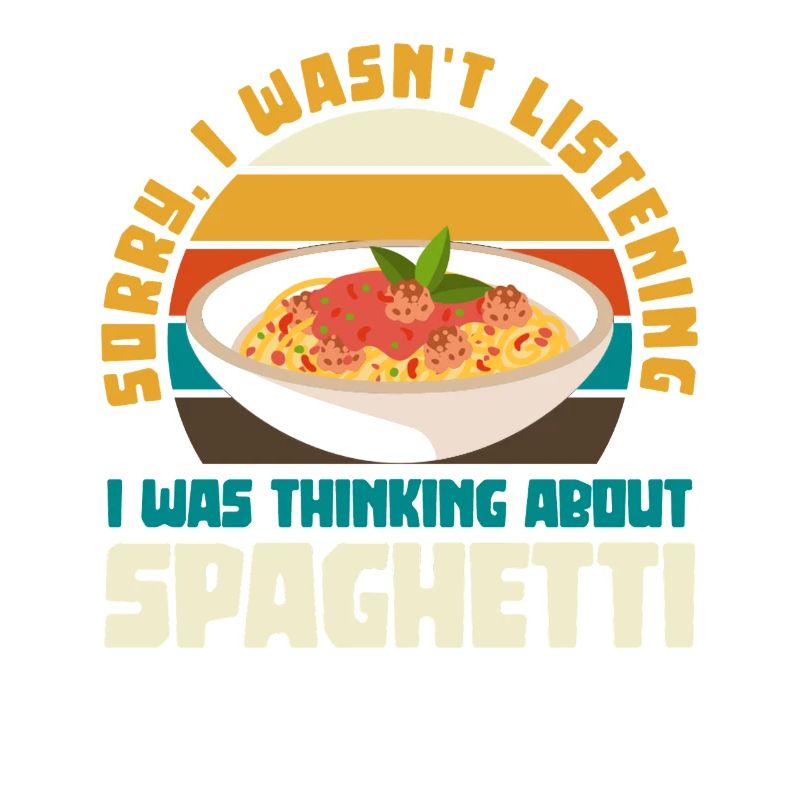 Spaghetti Denkpause Retro