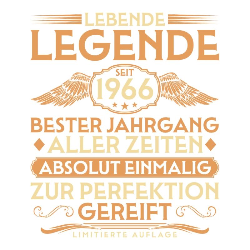 60th Birthday - Legend since 1966 Vintage