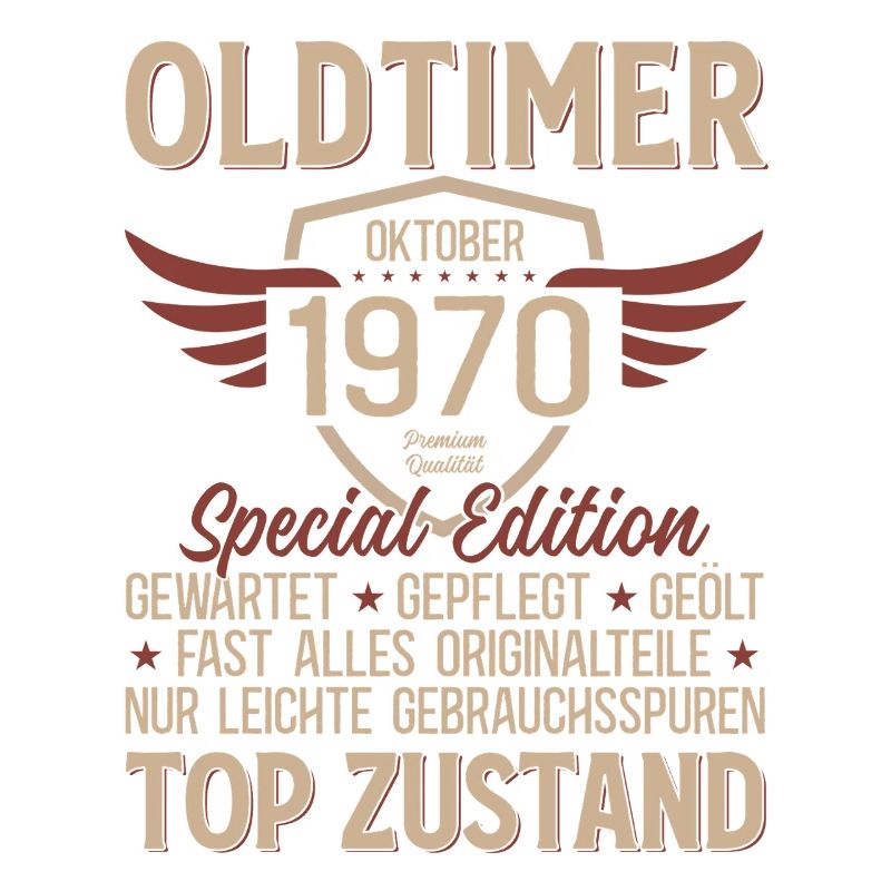 55. Geburtstag Geschenk Oldtimer Oktober 1970