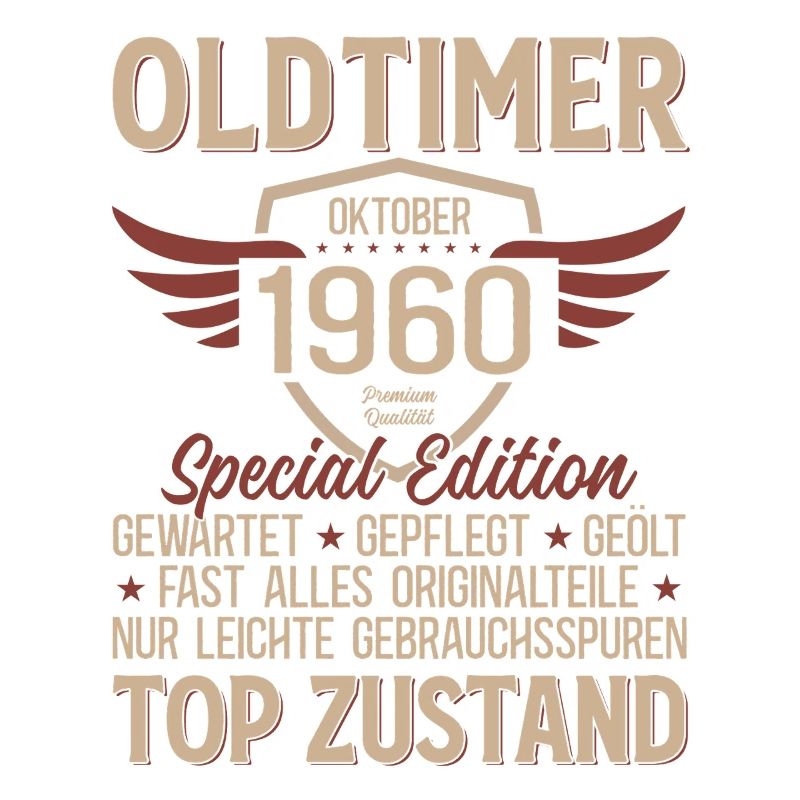65. Geburtstag Geschenk Oldtimer Oktober 1960