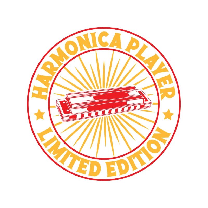 Funny Harmonica Player LImited Edition Harmonica