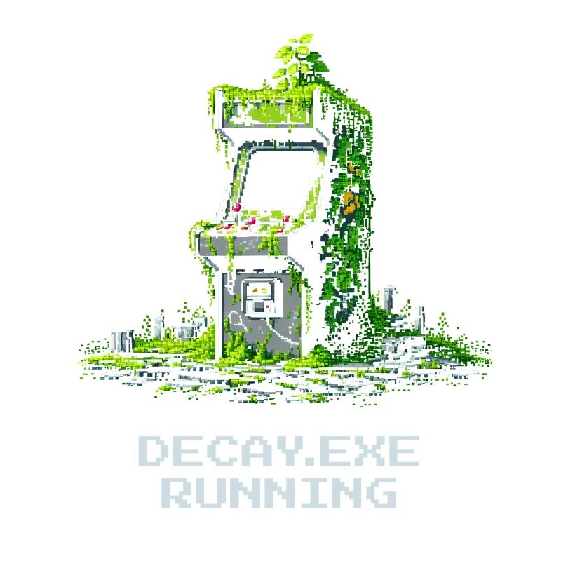 Verfall.exe running | Retro Arcade Dystopia