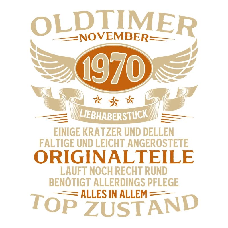 55. Geburtstag Geschenk Oldtimer November 1970