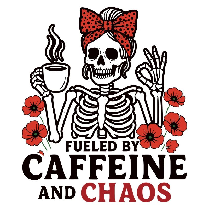 Mutter Koffein Mutter Skelett Kaffee