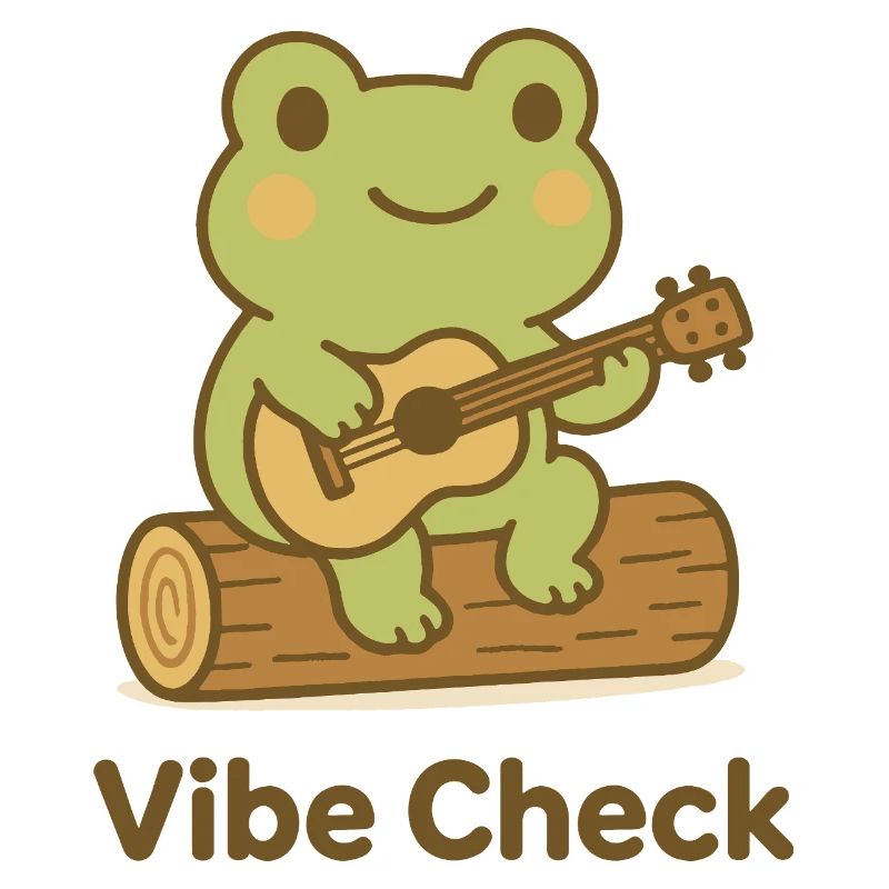Frog on Log Akustikgitarre