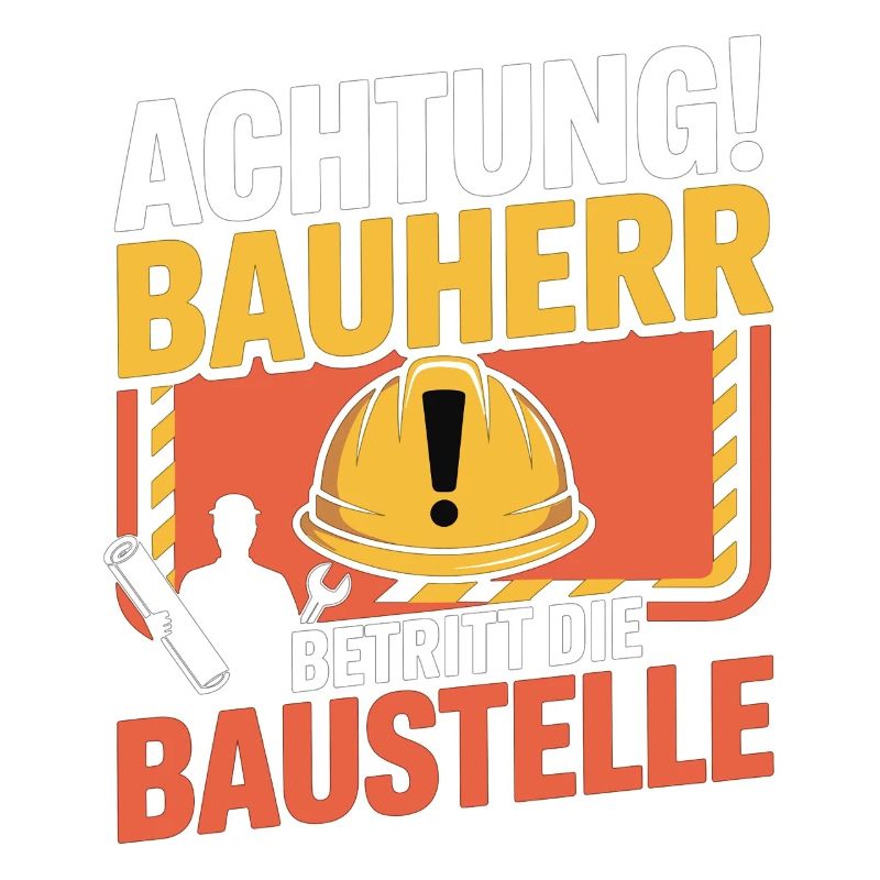 Attention: Builder enters the construction site