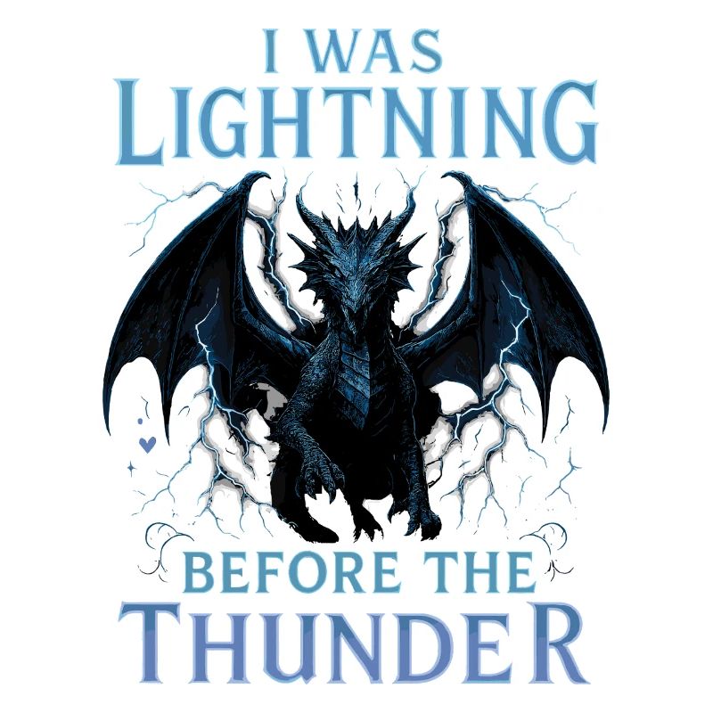 J’étais l’éclair devant le dragon du tonnerre