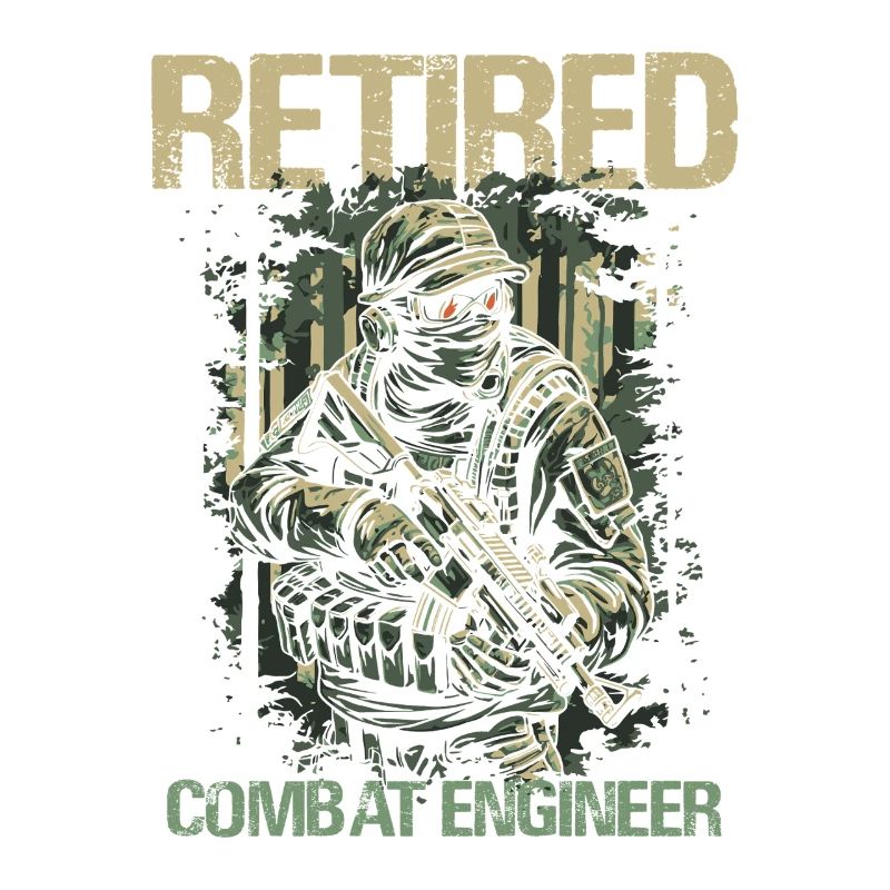 Calm Combat Engineer Illustration