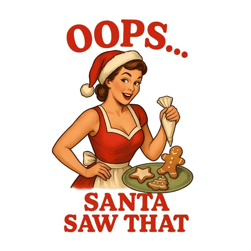 Oups le Père Noël a vu ça