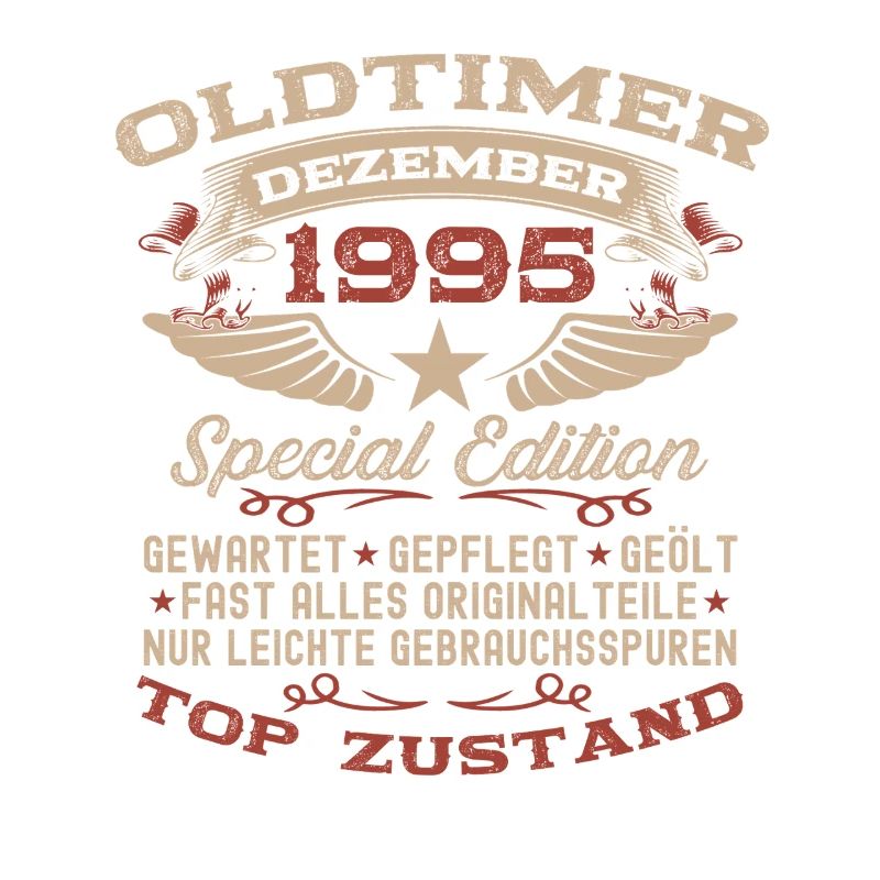 30. Geburtstag Geschenk Oldtimer Dezember 1995