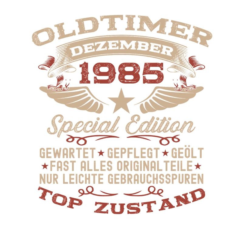 40. Geburtstag Geschenk Oldtimer Dezember 1985