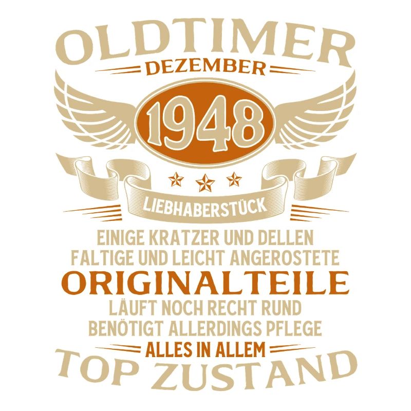 77. Geburtstag Geschenk Oldtimer Dezember 1948