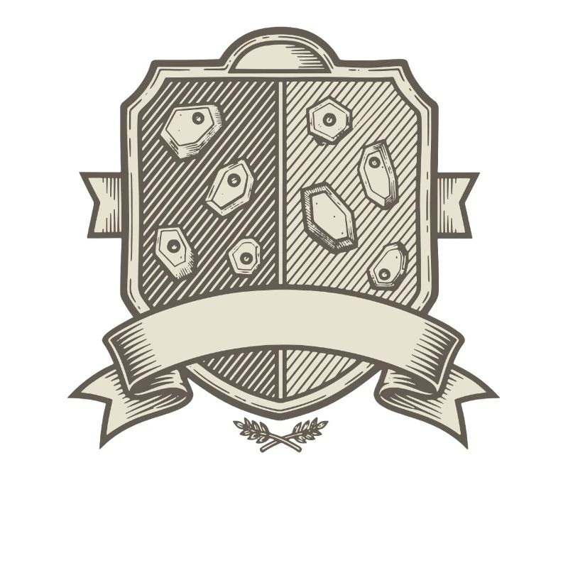 Emblème de conception de l’insigne de l’escalade