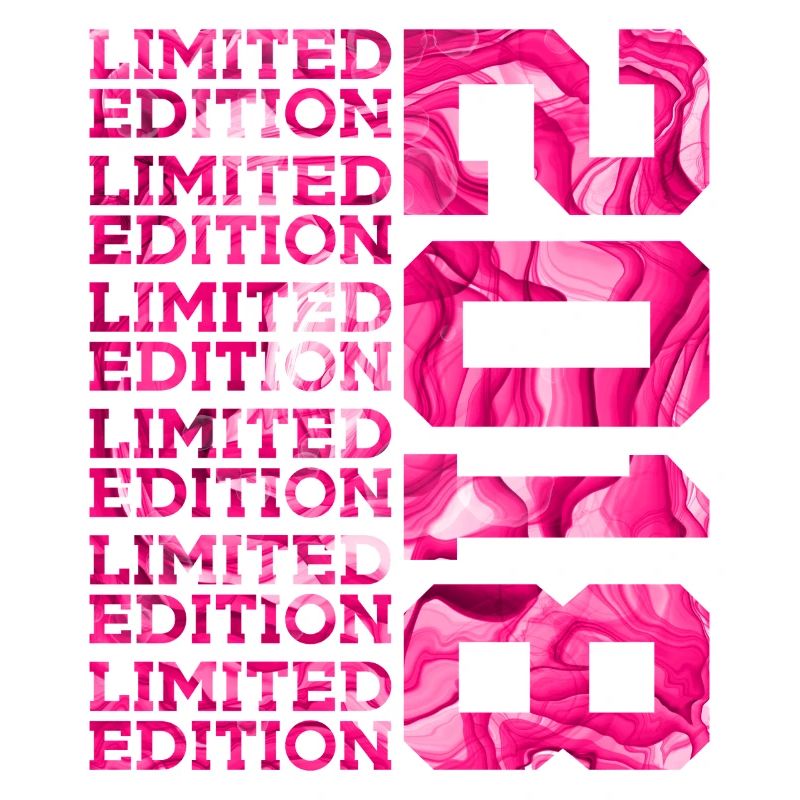 ÉDITION LIMITÉE 2018 8 ANS PINK 8E ANNIVERSAIRE