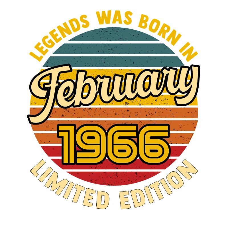 Legend Born January 1966 60th Birthday