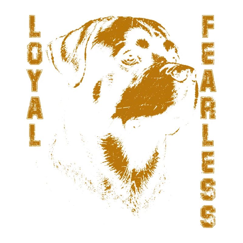 Rottweiler design stylé