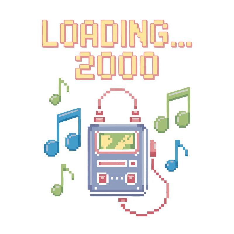 Retro Pixel Design – Loading 2000