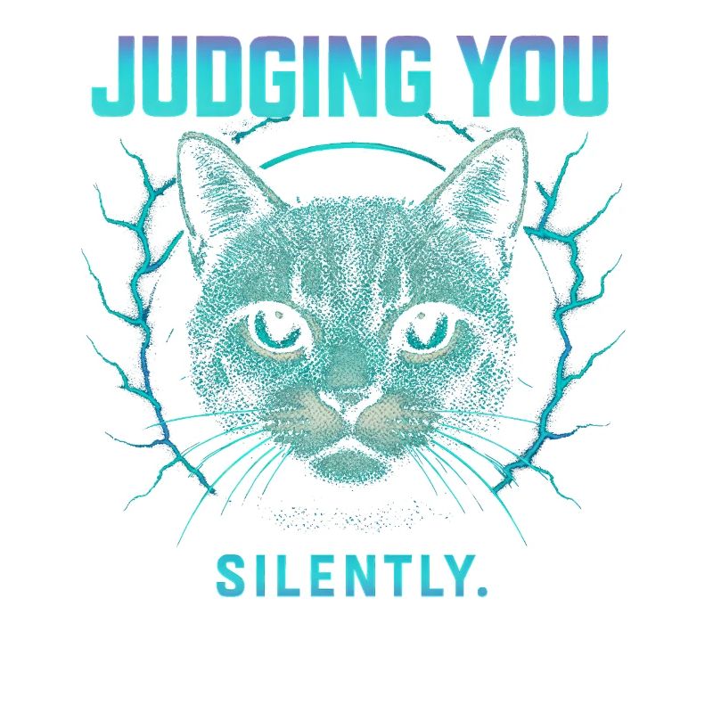Cat humor, cat gift idea, funny pets