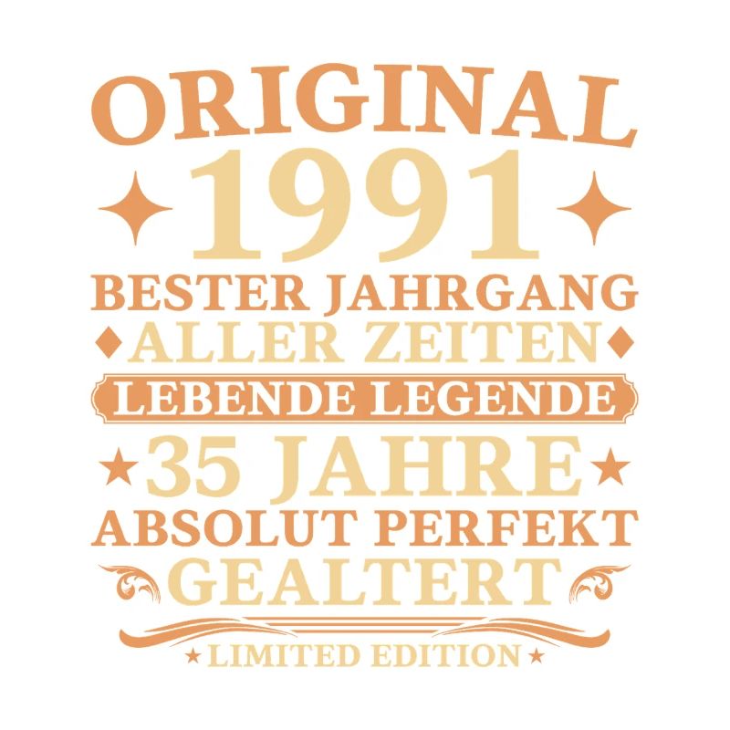 Original 1991 Year 35th Birthday Gift